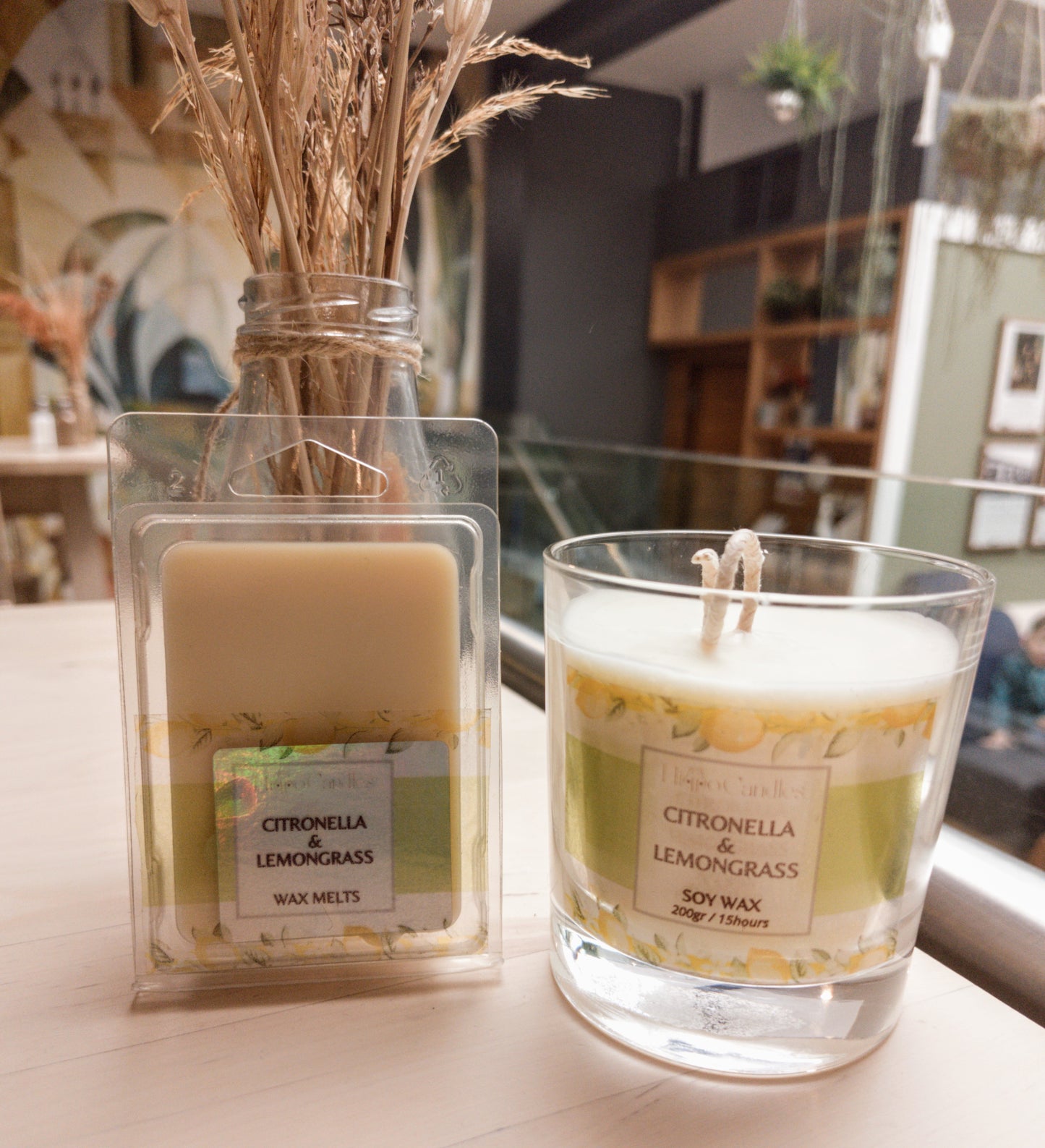 Repellent Soy Candle – Citronella & Lemongrass