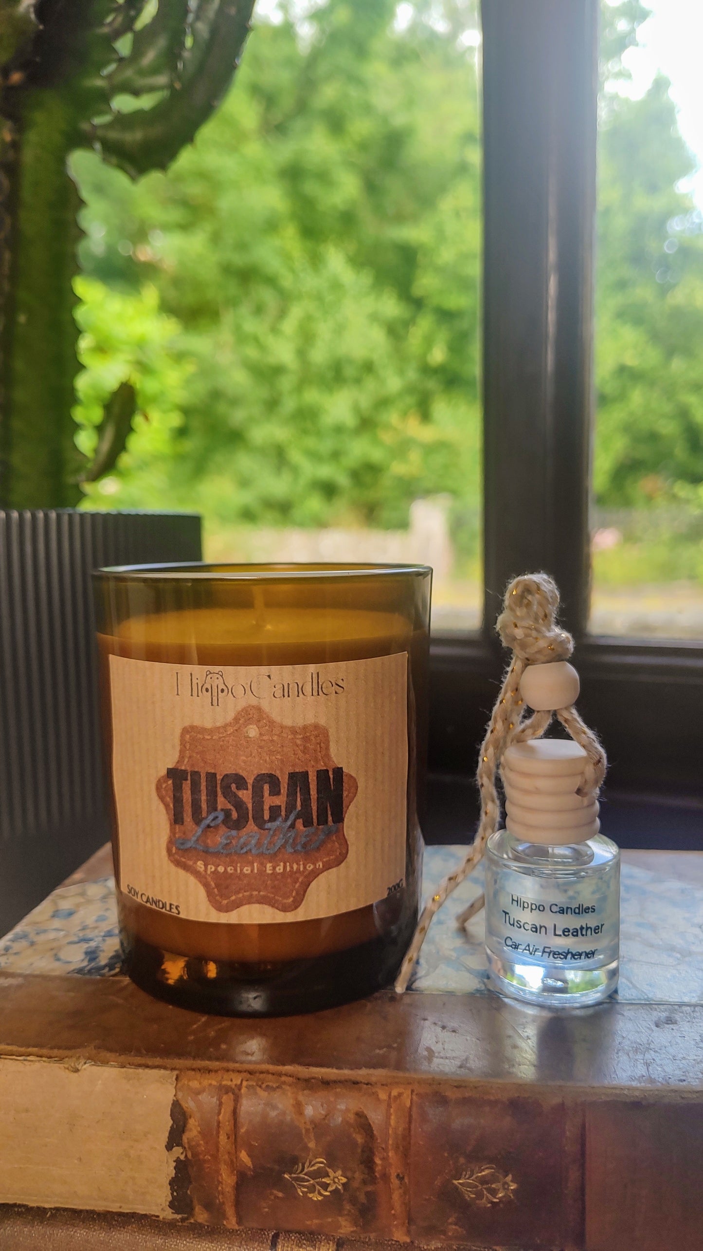 Soy Candle - Tuscan Leather