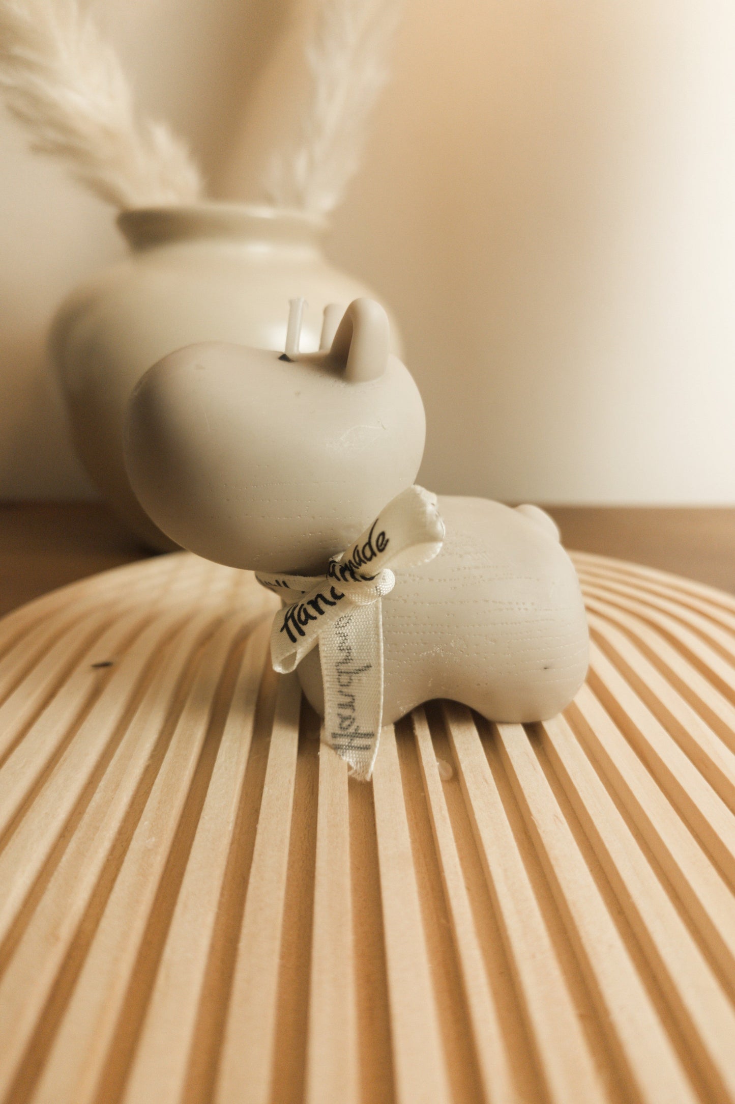 Hippo Pillar Candle – Handcrafted & Scented