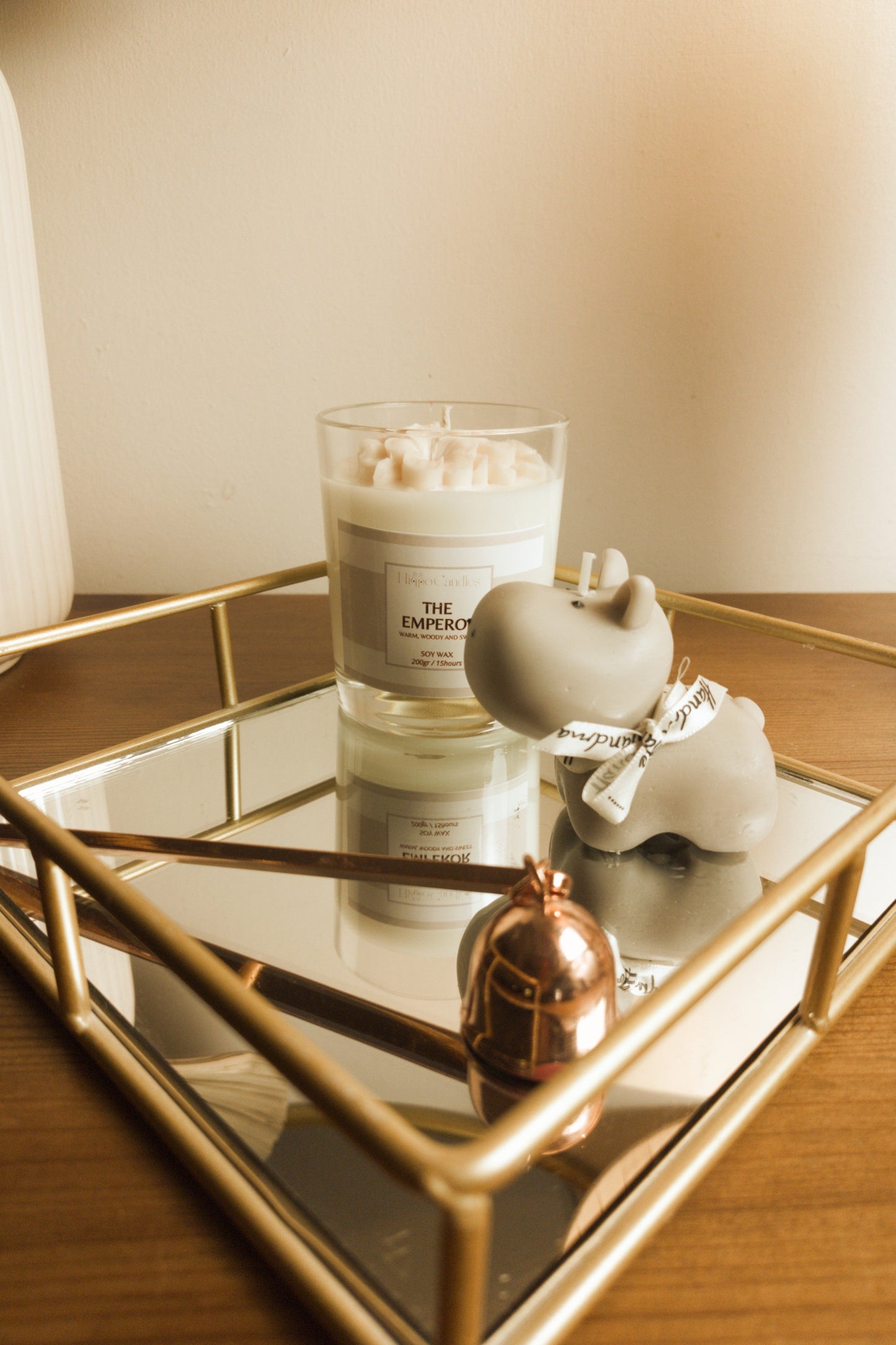 Hippo Pillar Candle – Handcrafted & Scented